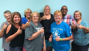 Image: Group photo of the new Maysville Classified Education Association